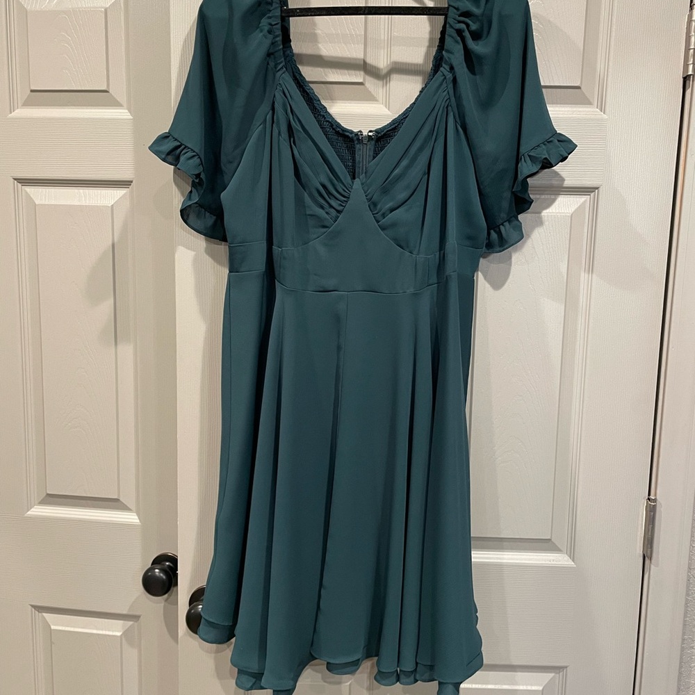 Elegant Midi Off Shoulder Dress